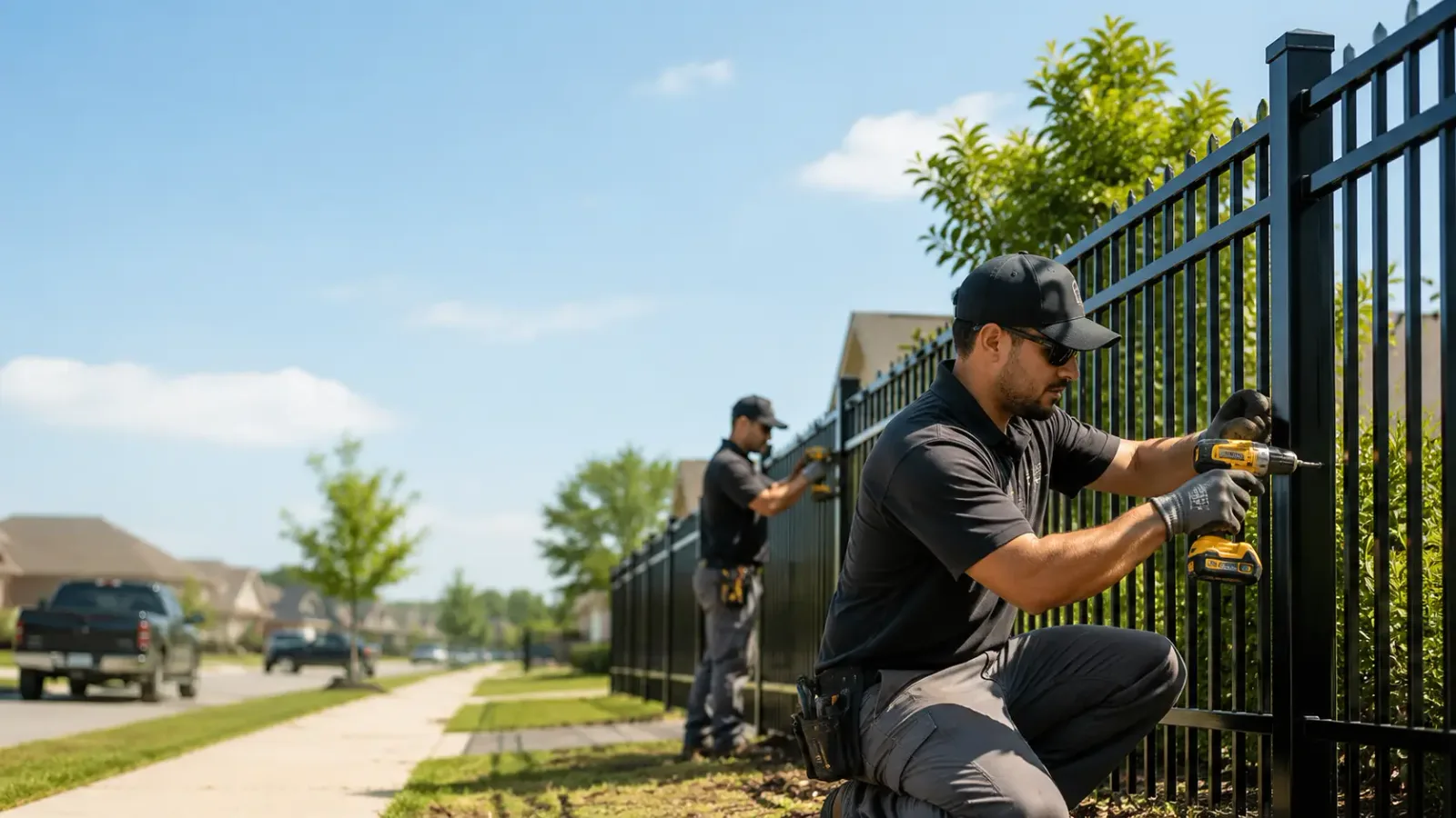 Metal Fence Installation in Wellington, FL